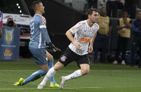 Mauro Boselli no jogo contra o Fortaleza, pelo Campeonato Brasileiro, na Arena Corinthians