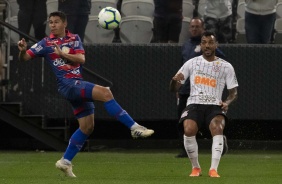 Michel Macedo no jogo contra o Fortaleza, pelo Campeonato Brasileiro, na Arena Corinthians