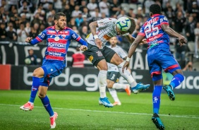 Urso durante partida contra o Fortaleza, pelo Brasileiro, na Arena Corinthians