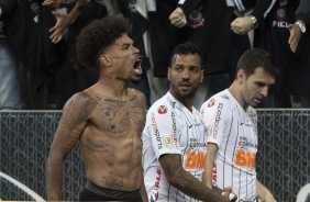 Urso, Michel e Boselli durante jogo contra o Fortaleza, pelo Campeonato Brasileiro