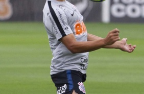 Janderson no último treino antes do jogo contra o Palmeiras