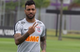 Michel Macedo no ltimo treino antes do jogo contra o Palmeiras