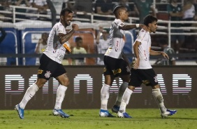 Michel, Urso e Gabriel durante jogo contra o Palmeiras