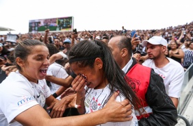 Victória emocionada com o título do Campeonato Paulista invicto