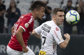 Argentino Mauro Boselli durante jogo contra o Internacional, na Arena Corinthians, pelo Brasileiro