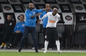 Love durante jogo contra o Internacional, na Arena Corinthians, pelo Brasileirão