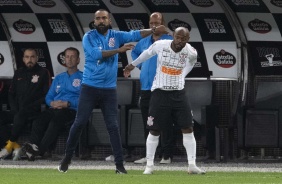 Love durante jogo contra o Internacional, na Arena Corinthians, pelo Brasileiro