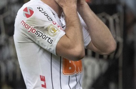 Mauro Boselli durante jogo contra o Internacional, na Arena Corinthians, pelo Brasileirão