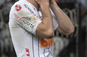 Mauro Boselli durante jogo contra o Internacional, na Arena Corinthians, pelo Brasileiro