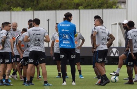 Goleiro Cssio no ltimo treino antes do jogo contra o Botafogo, pelo Brasileiro