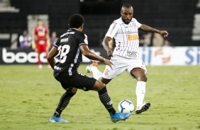 Manoel na derrota para o Botafogo, pelo Brasileirão, no estádio Nilton Santos
