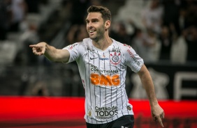 Argentino Boselli durante duelo contra o Ava, pelo Campeonato Brasileiro, na Arena Corinthians