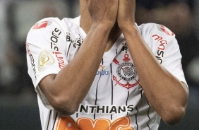 Jovem Pedrinho na vitria sobre o Ava, na Arena Corinthians, pelo Brasileiro