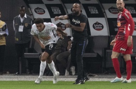 Dyego Coelho na vitória sobre o Avaí, na Arena Corinthians, pelo Brasileirão