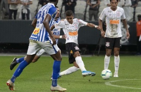 Pedrinho na vitria sobre o Ava, na Arena Corinthians, pelo Brasileiro