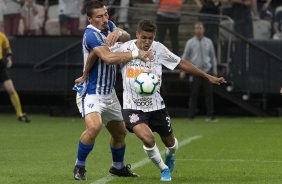 Pedrinho na vitória sobre o Avaí, na Arena Corinthians, pelo Brasileirão