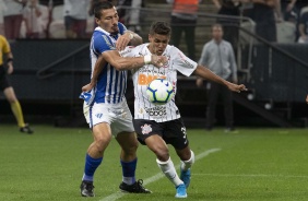 Pedrinho na vitria sobre o Ava, na Arena Corinthians, pelo Brasileiro