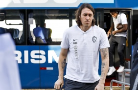 Cássio chega ao estádio Independência para jogo contra o Atlético Mineiro