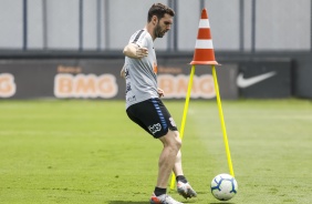 Mauro Boselli no ltimo treinamento do Corinthians antes do jogo contra o Atltico Mineiro