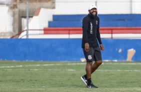 Dyego Coelho no ltimo treino do Corinthians antes do jogo contra o Cear, em Fortaleza