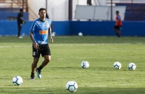 Ralf no último treino do Corinthians antes do jogo contra o Ceará, em Fortaleza