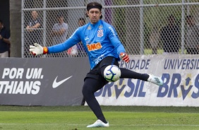 Cássio voltam aos treinos para último compromisso do Timão no ano