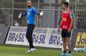 Walter e Avelar voltam aos treinos para último compromisso do Timão no ano