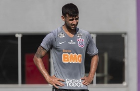 Camacho no treino de reapresentao do elenco do Corinthians para temporada 2020