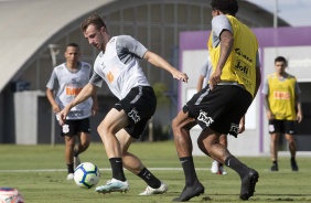 Carlos Augusto no treino de reapresentao do elenco do Corinthians para temporada 2020