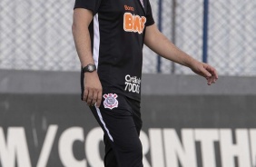 Tiago Nunes comanda seu primeiro treino com a camisa do Timo