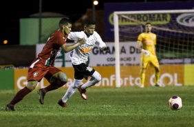 Adson durante jogo contra o Fluminense-PI, pela Copinha São Paulo 2020