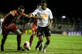 Cau durante jogo contra o Fluminense-PI, pela Copinha So Paulo 2020