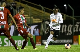 Ruan durante jogo contra o Fluminense-PI, pela Copa São Paulo 2020