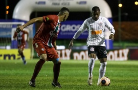 Ruan durante jogo contra o Fluminense-PI, pela Copinha So Paulo 2020