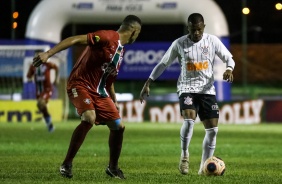 Ruan durante jogo contra o Fluminense-PI, pela Copinha São Paulo 2020