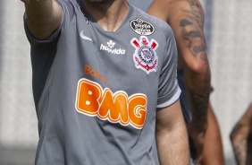 Boselli no segundo treino do Corinthians nesta pr-temporada no CT Joaquim Grava