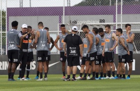 Elenco do Corinthians no segundo treino desta pr-temporada no CT