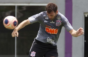 Boselli durante atividades do Corinthians nesta quinta-feira no CT Joaquim Grava