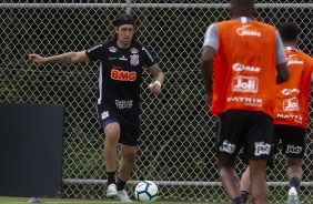 Cssio durante atividades do Corinthians nesta quinta-feira no CT Joaquim Grava