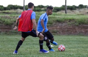 Elenco do Timãozinho no treino do Sub-20 para duelo contra o Cuiabá, pela Copinha