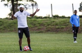 Coelho no treino do Sub-20 para duelo contra o Cuiab, pela Copinha