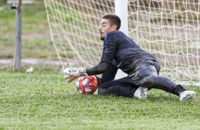 Guilherme no treino do Sub-20 para duelo contra o Cuiabá, pela Copinha