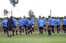 Timozinho no treino do Sub-20 para duelo contra o Cuiab, pela Copinha