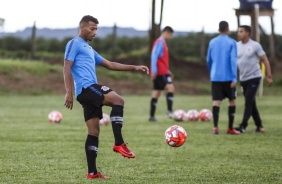 Ruan no treino do Sub-20 para duelo contra o Cuiab, pela Copinha