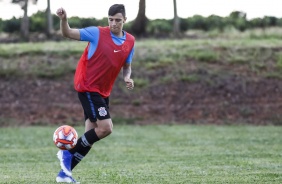 Mantuan no treino do Sub-20 para duelo contra o Cuiab, pela Copinha