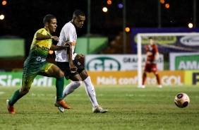 Lucas no jogo contra o Cuiab, pela Copinha 2020