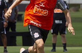 Piton no treino deste sbado no CT Joaquim Grava