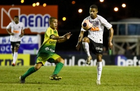 Vitinho no jogo contra o Cuiab, pela Copinha 2020