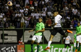 Sandoval no duelo contra o Juventude, pela Copinha So Paulo