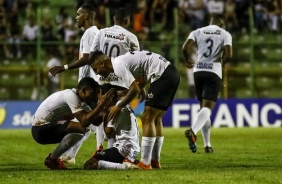 Elenco do Timãozinho no duelo contra o Juventude
